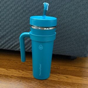 Teal Insulated Tumbler with Handle